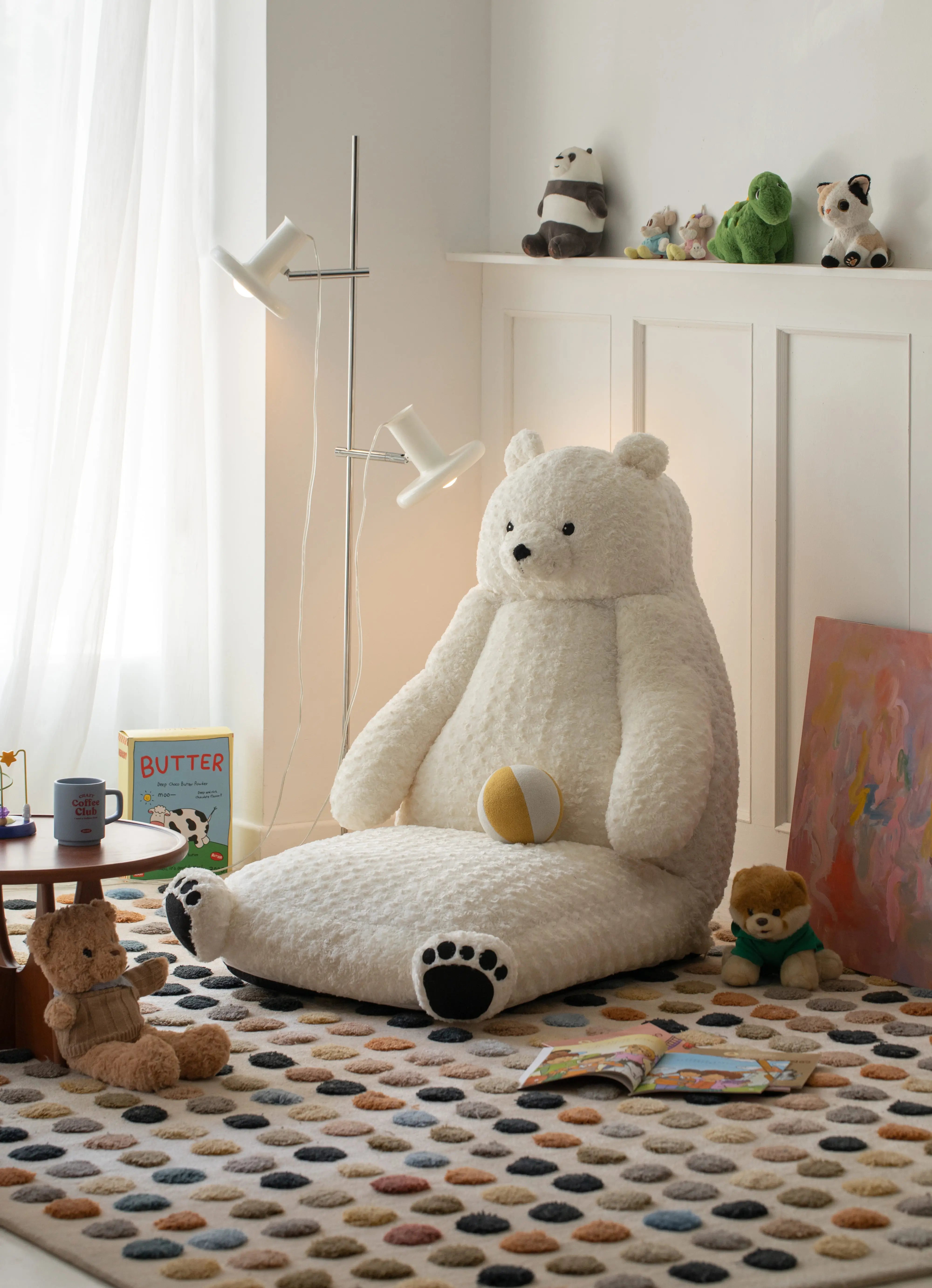 Foldable Bear Kids Sofa Chair