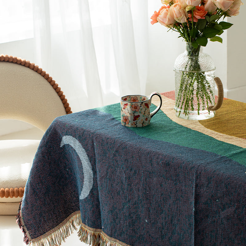 Modern Throw Blanket - Stylish Printed Woven Sofa Blanket