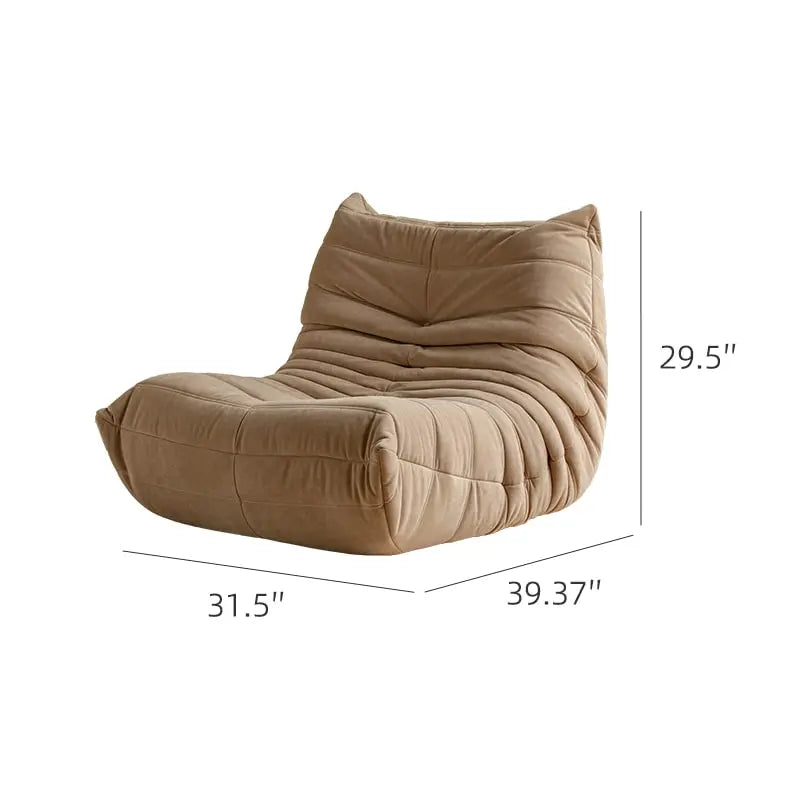 Togo Velvet Floor Sofa