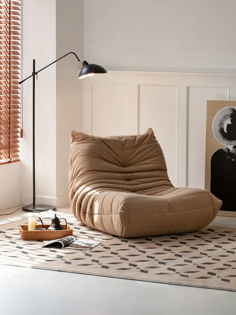 Togo Velvet Floor Sofa