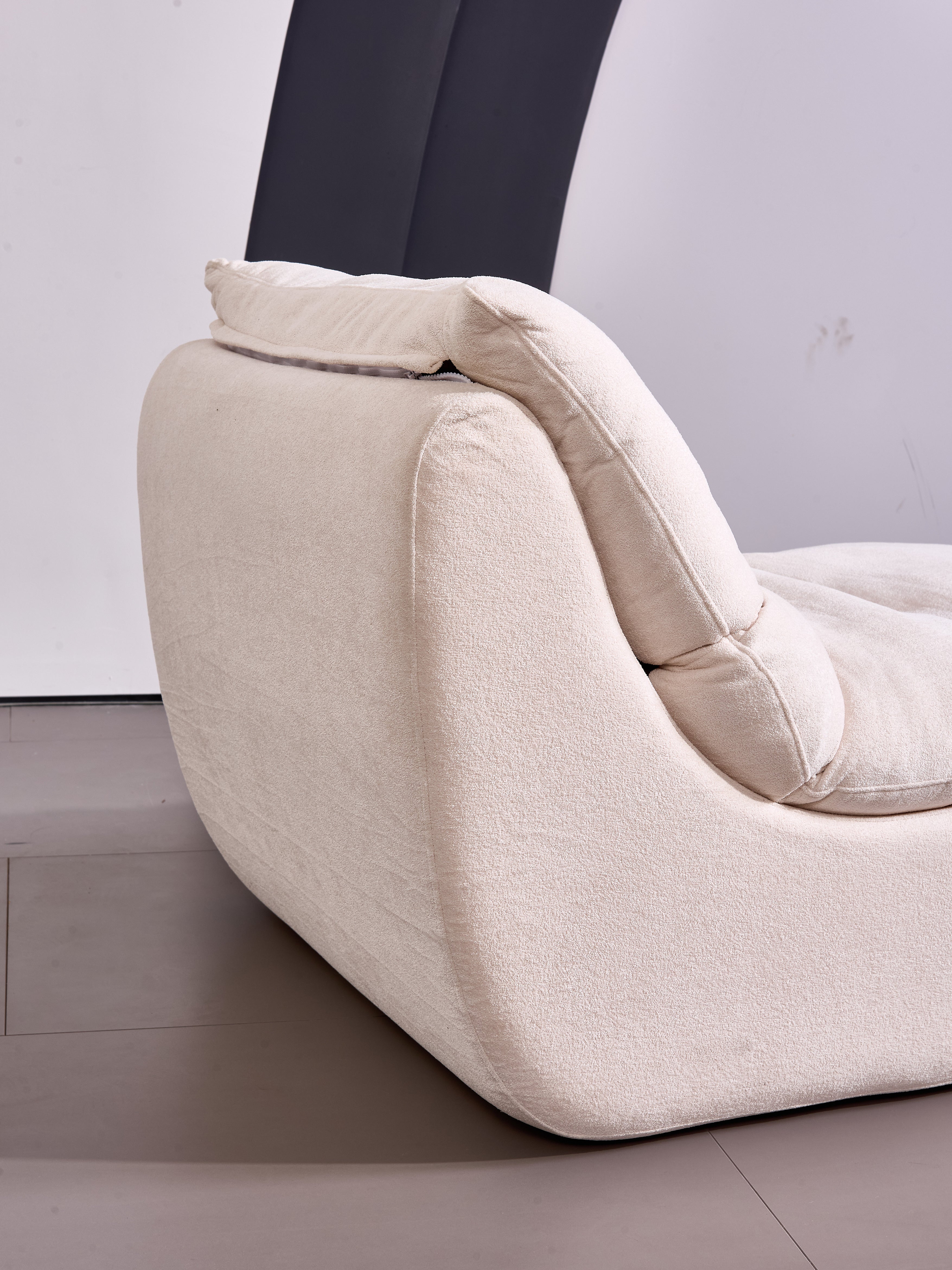 Plush Velvet Floor Chair - Soft, Comfy Lounge Sofa