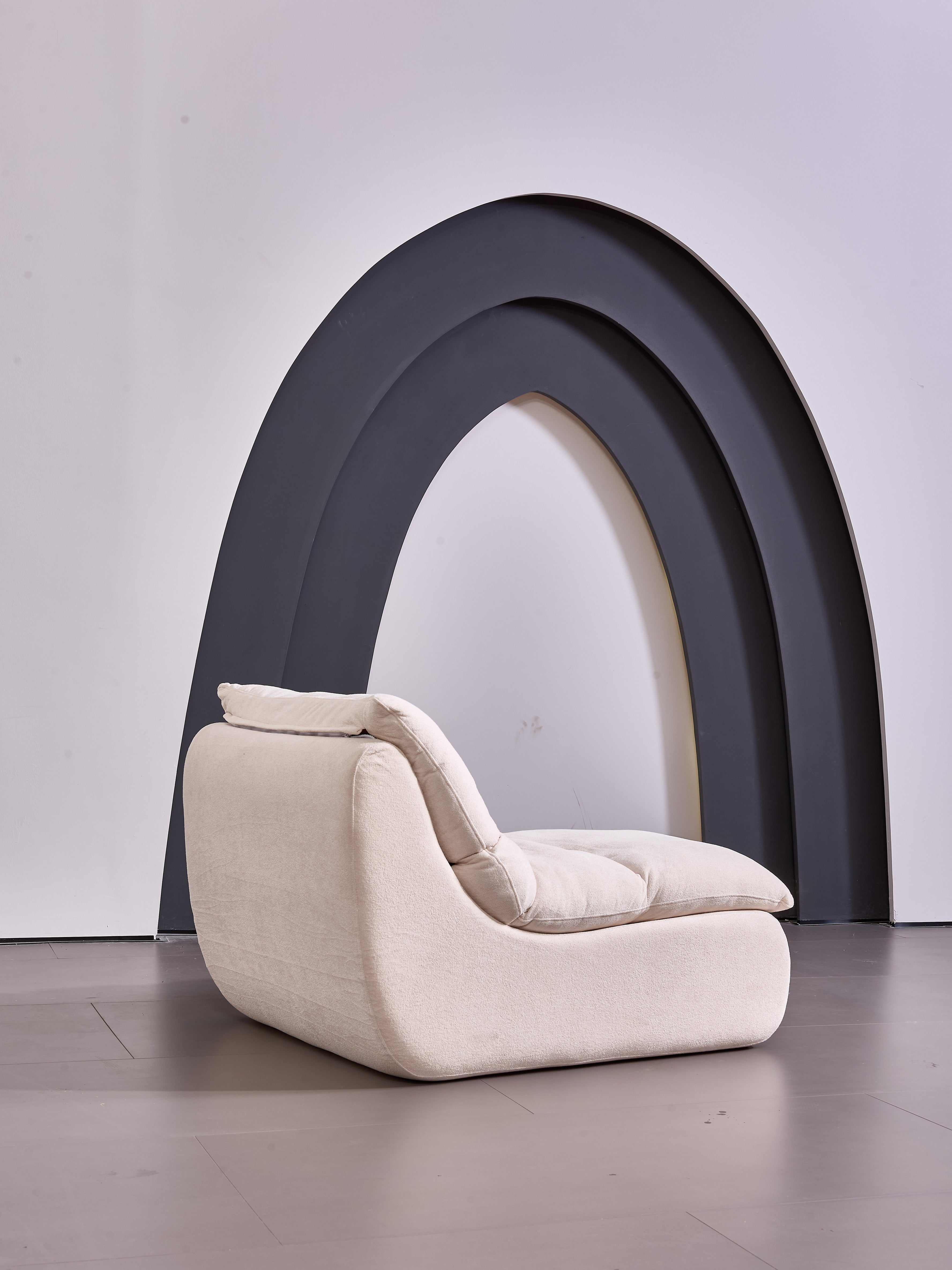 Plush Velvet Floor Chair - Soft, Comfy Lounge Sofa