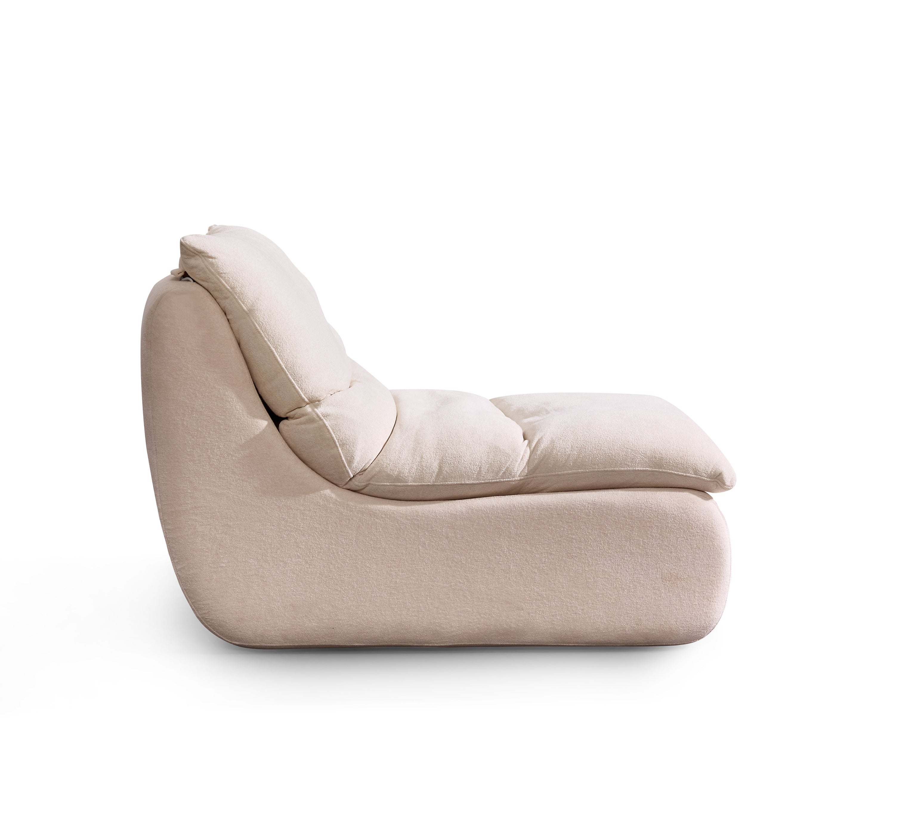 Plush Velvet Floor Chair - Soft, Comfy Lounge Sofa