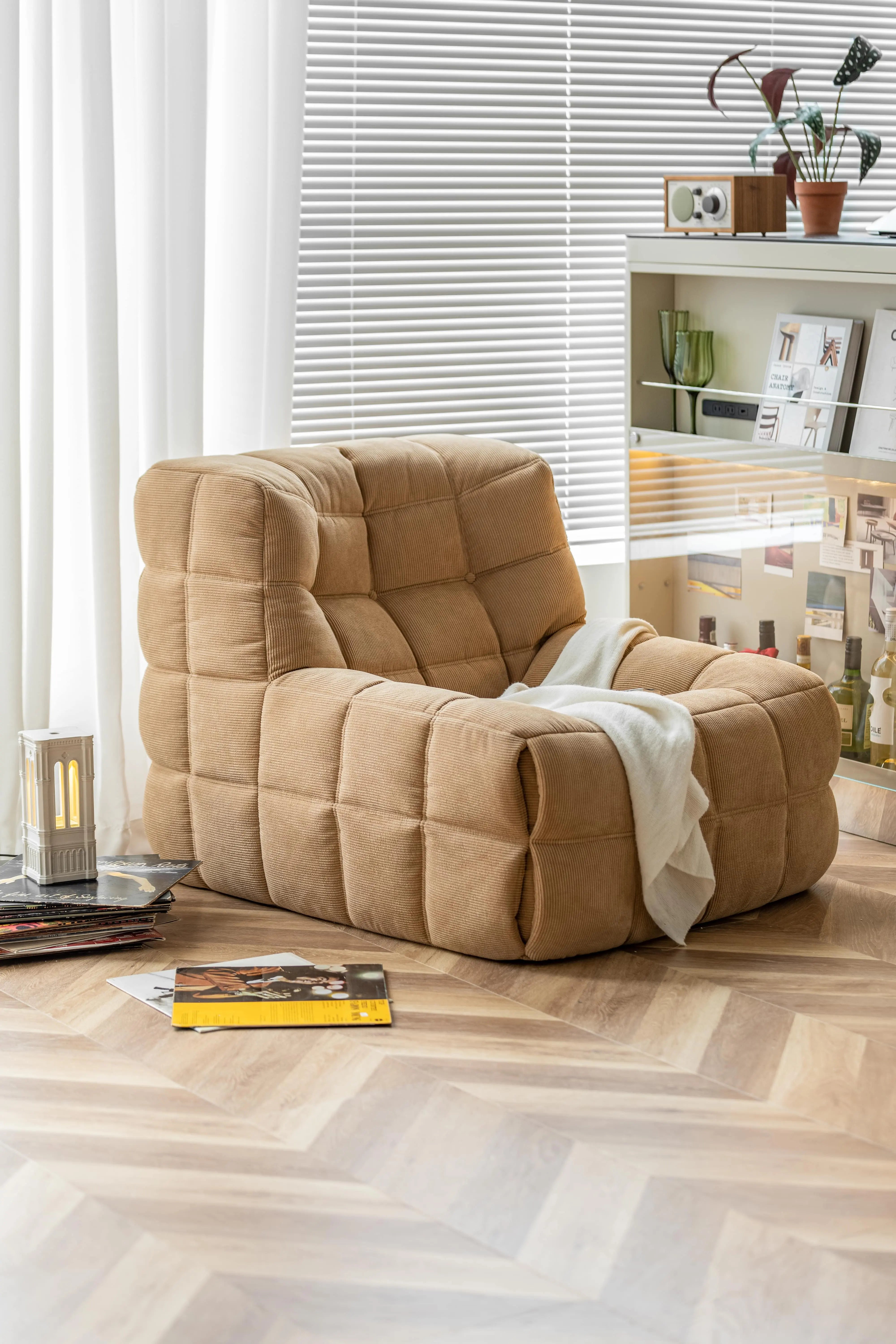 Luzern Mid-Century Modern Lazy Sofa