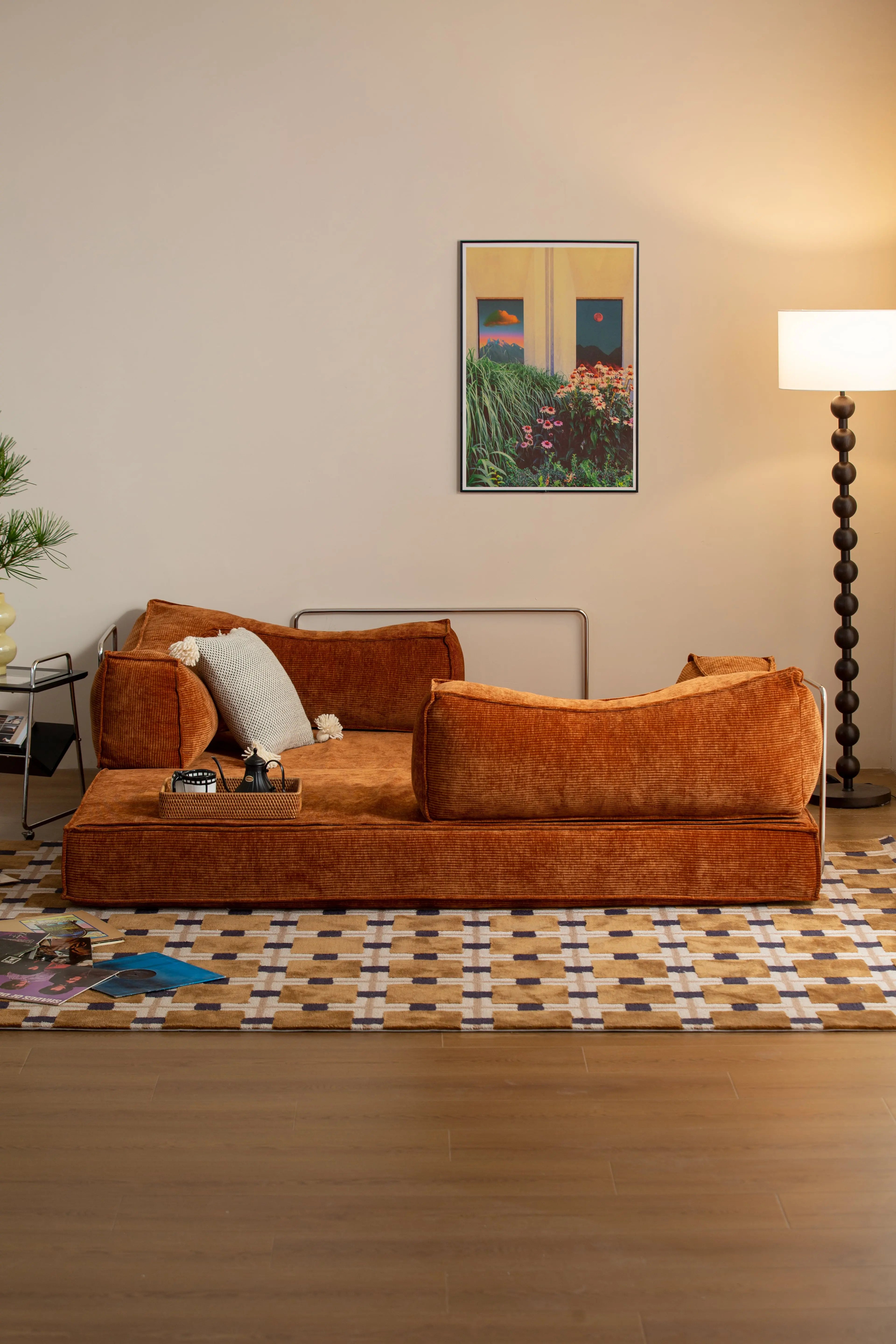 Teddy Convertible Sectional Sleeper Sofa Bed